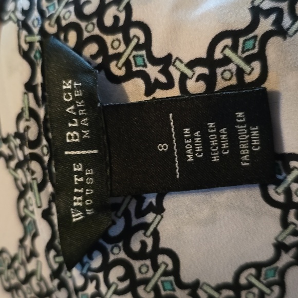 White House Black Market blouse Women's Size 8 - Picture 2 of 2